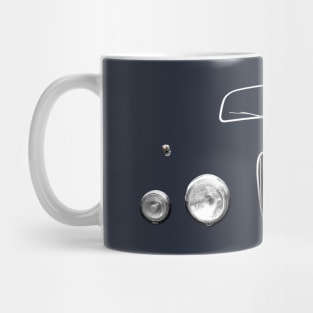 Bristol 403 1950s British classic car minimalist grille Mug